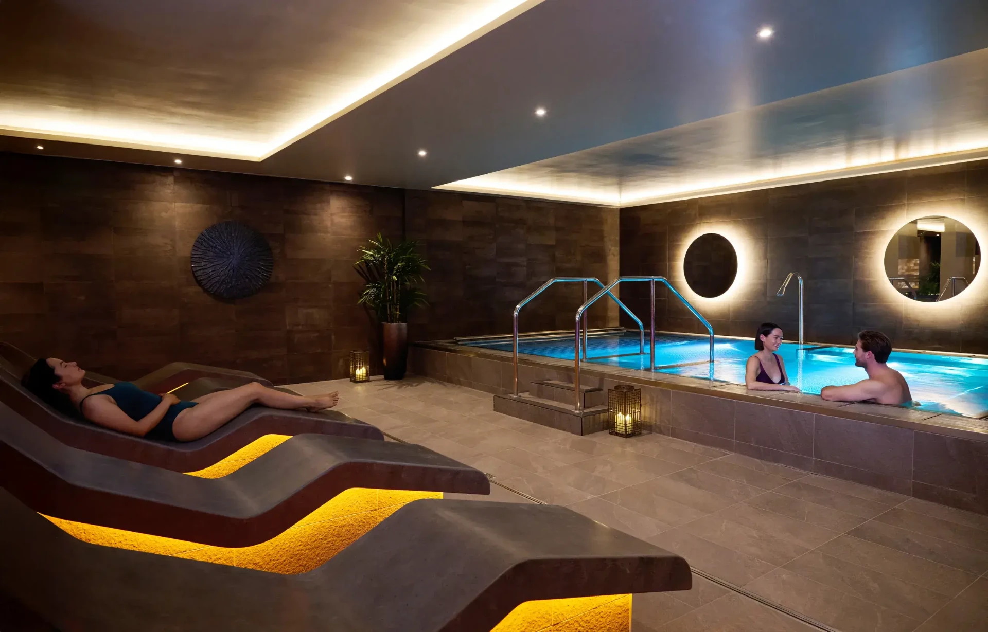 David Lloyd Clubs spa retreat with hydrotherapy pool